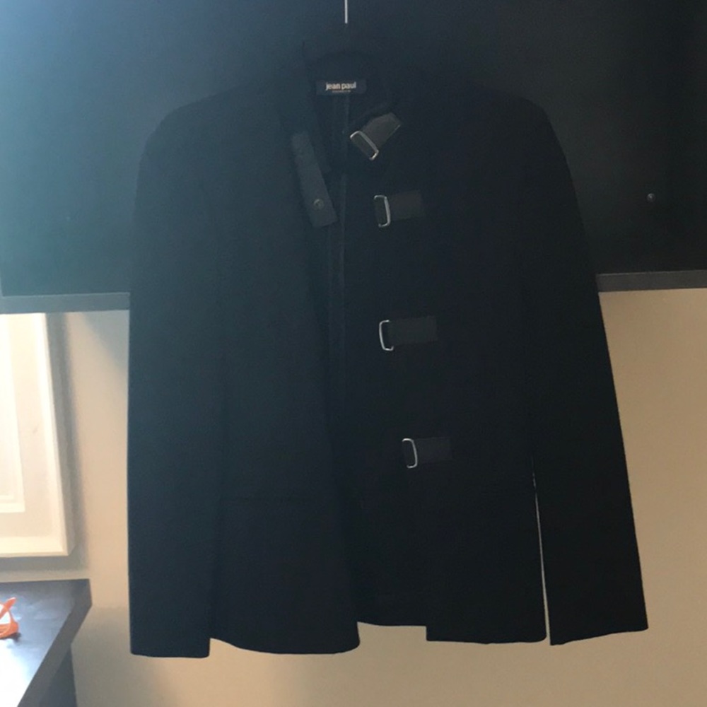 Jean Paul Berlin Black Blazer with Leather Buckles
